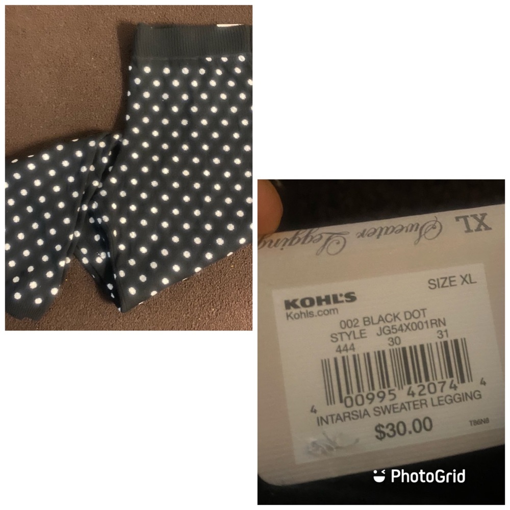 SO Intarsia Sweater Leggings